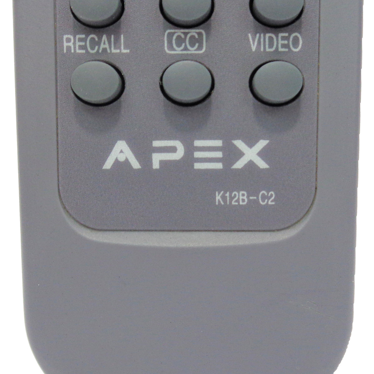 Apex K12B-C2 Pre-Owned Factory Original TV Remote Control – Corner ...
