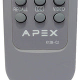 Apex K12B-C2 Pre-Owned Factory Original TV Remote Control