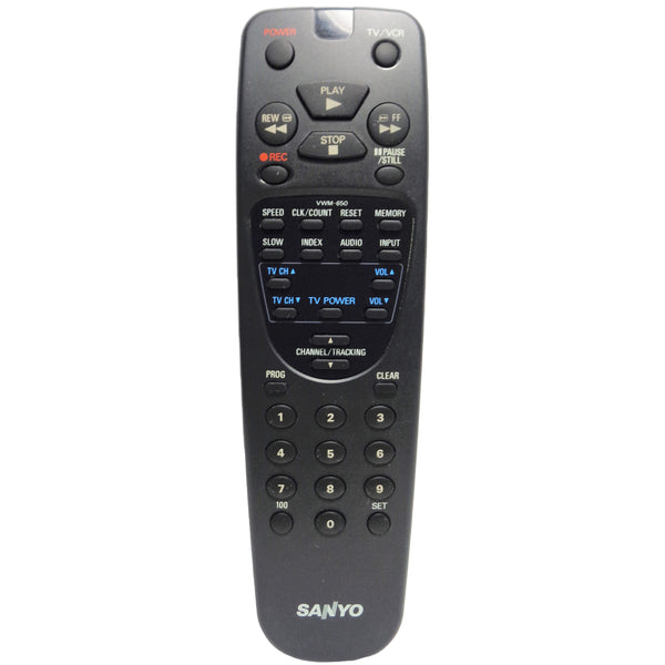 Sanyo VWM-650 Pre-Owned Factory Original VCR Remote Control