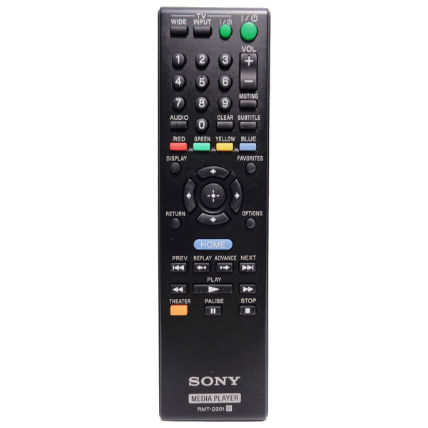 Sony RMT-D301 Pre-Owned Network Media Player Remote Control