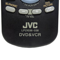 JVC LP21036-038 Pre-Owned Original DVD/VCR Combo Remote Control