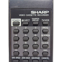 Sharp G0946GE Pre-Owned Factory Original VCR Remote Control