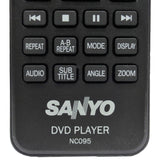 Sanyo NC095 Pre-Owned DVD Player Remote Control, NC095UH Factory Original
