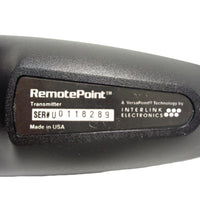 Interlink RemotePoint Pre-Owned Handheld Cordless Mouse, IR Receiver NOT Included