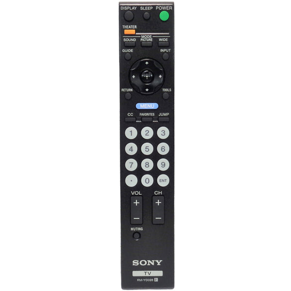 Sony RM-YD026 Pre-Owned Factory Original TV Remote Control