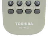 Toshiba SE-R0102 Pre-Owned Factory Original DVD Player Remote Control
