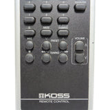 Koss HH979 Pre-Owned Audio System Remote Control, Factory Original