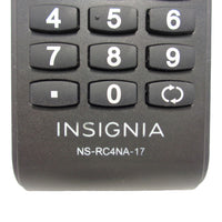 Insignia NS-RC4NA-17 Pre-Owned Factory Original TV Remote Control