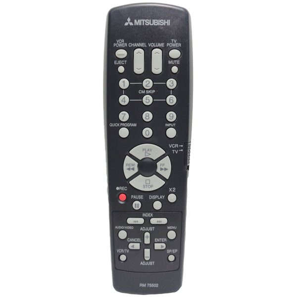 Mitsubishi RM75502 Pre-Owned Factory Original VCR Remote Control