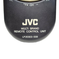 JVC LP20303-008 Pre-Owned VCR Remote Control, JVC LP20303-008A Factory Original