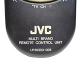 JVC LP20303-008 Pre-Owned VCR Remote Control, JVC LP20303-008A Factory Original