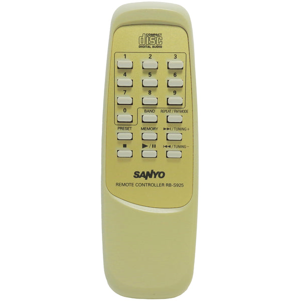 Sanyo RB-S925 Pre-Owned Factory Original Audio System Remote Control
