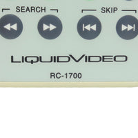 Liquid Video RC-1700 Pre-Owned DVD Player Remote Control, Factory Original
