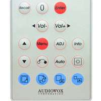 Audiovox ZB2010024 Pre-Owned Factory Original TV Remote Control