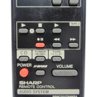 Sharp RRMCG0179AWSA Pre-Owned Original Audio System Remote Control