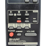 Sharp RRMCG0179AWSA Pre-Owned Original Audio System Remote Control