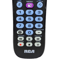 RCA RCR414BHZ Pre-Owned 4 Device Universal Remote Control