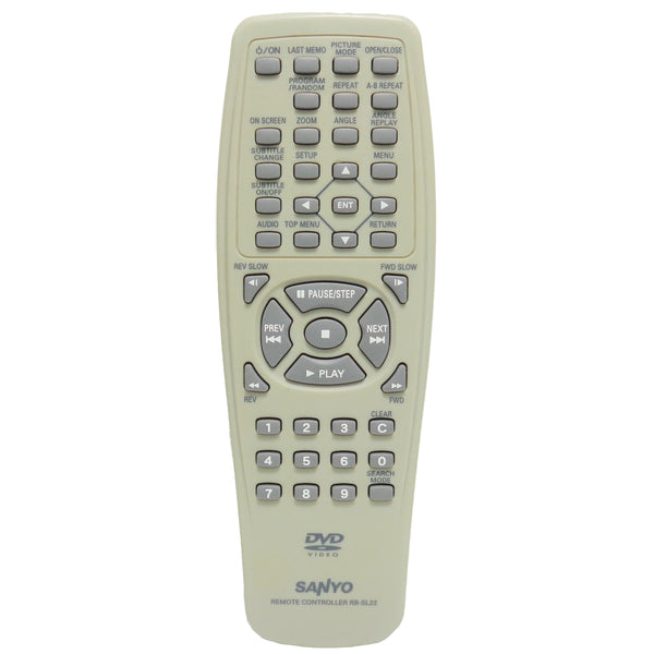 Sanyo RB-SL22 Pre-Owned Factory Original DVD Player Remote Control