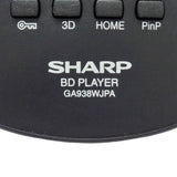 Sharp GA938WJPA Pre-Owned Original Blu-Ray Player Remote Control