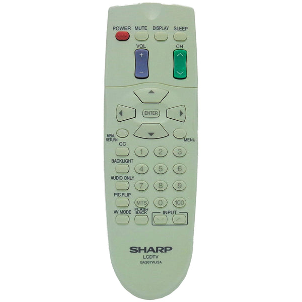 Sharp GA367WJSA Pre-Owned Factory Original TV Remote Control