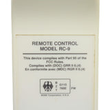 Bose RC-9 Pre-Owned Factory Original Audio System Remote Control