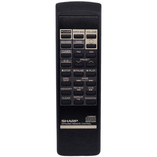 Sharp R-CONT1650A Pre-Owned Original Audio System Remote Control
