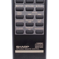 Sharp R-CONT1650A Pre-Owned Original Audio System Remote Control