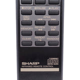 Sharp R-CONT1650A Pre-Owned Original Audio System Remote Control