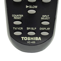 Toshiba VC-425 Pre-Owned VCR Remote Control, BZ614353 Factory Original