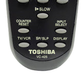 Toshiba VC-425 Pre-Owned VCR Remote Control, BZ614353 Factory Original