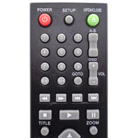 Philco 7450 Pre-Owned DVD Karaoke Player Remote Control, Factory Original