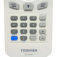 Toshiba SE-R0407 Pre-Owned Factory Original DVD Player Remote Control
