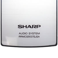 Sharp RRMCG0037SJSA Pre-Owned Original Audio System Remote Control