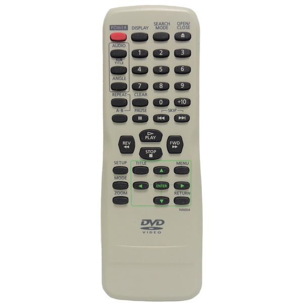 Sylvania NA604 Pre-Owned Factory Original DVD Player Remote Control