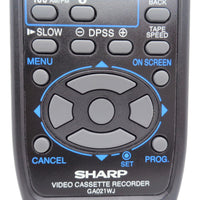 Sharp GA021WJ Pre-Owned Factory Original VCR Remote Control