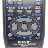 Sharp GA021WJ Pre-Owned Factory Original VCR Remote Control