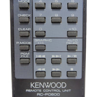 Kenwood RC-P0600 Pre-Owned CD Player Remote Control, Factory Original