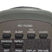 Aiwa RC-TN360 Pre-Owned Factory Original Audio System Remote Control
