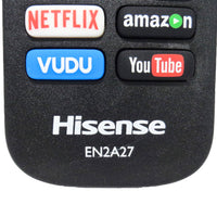 Hisense EN2A27 Pre-Owned Smart TV Television Remote Control, 179430 Factory Original