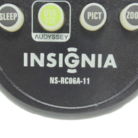 Insignia NS-RC06A-11 Pre-Owned LCD Television Remote Control, Factory Original