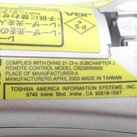 Toshiba CR23BR0005 Pre-Owned Factory Original Projector Remote Control