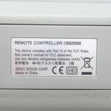 Epson 130620000 Pre-Owned Original Multimedia Projector Remote Control
