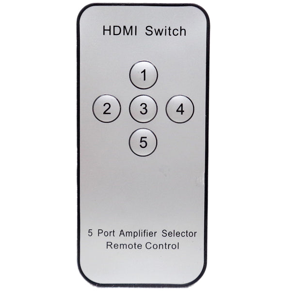 Fosmon FHD001 Pre-Owned Original 5 Port HDMI Switch Remote Control