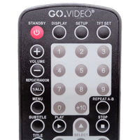 Go Video YGPDL907 Pre-Owned Factory Original DVD Player Remote Control