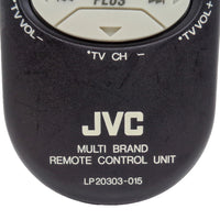 JVC LP20303-015 Pre-Owned VCR Remote Control, Factory Original