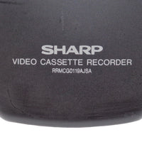 Sharp RRMCG0119AJSA Pre-Owned Factory Original VCR Remote Control