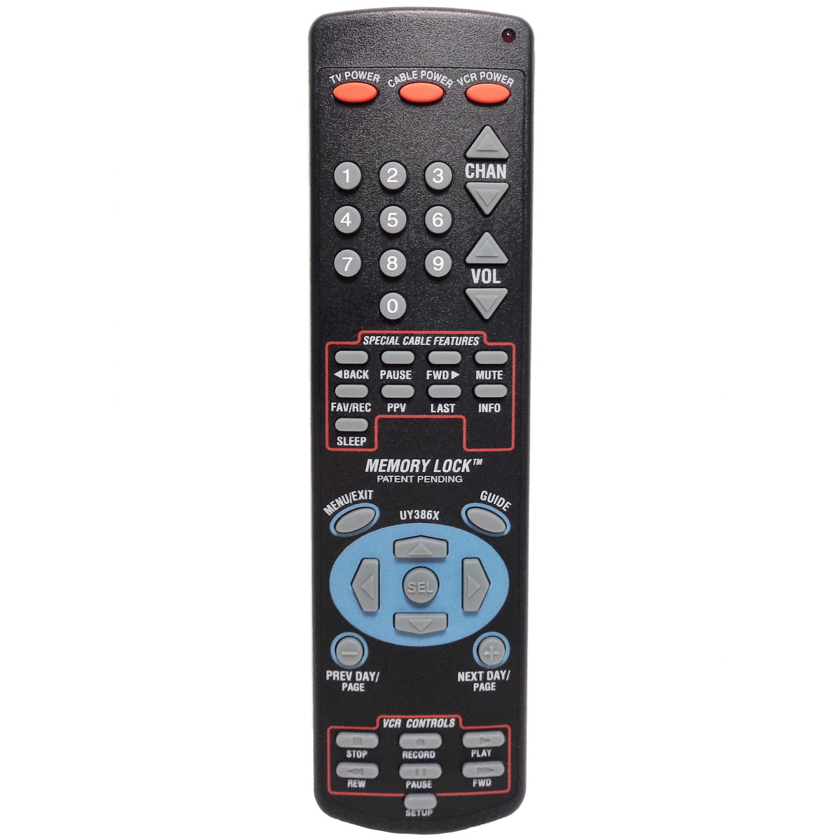 US Electronics UY386X Pre-Owned 3 Device Universal Remote Control ...
