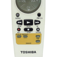Toshiba 00003D Pre-Owned Factory Original TV/VCR Combo Remote Control