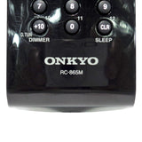 Onkyo RC-865M Pre-Owned Audio System Remote Control, 24140865 Factory Original