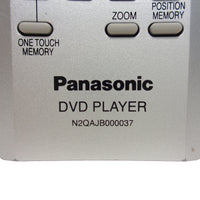 Panasonic N2QAJB000037 Pre-Owned DVD Player Remote Control, Factory Original